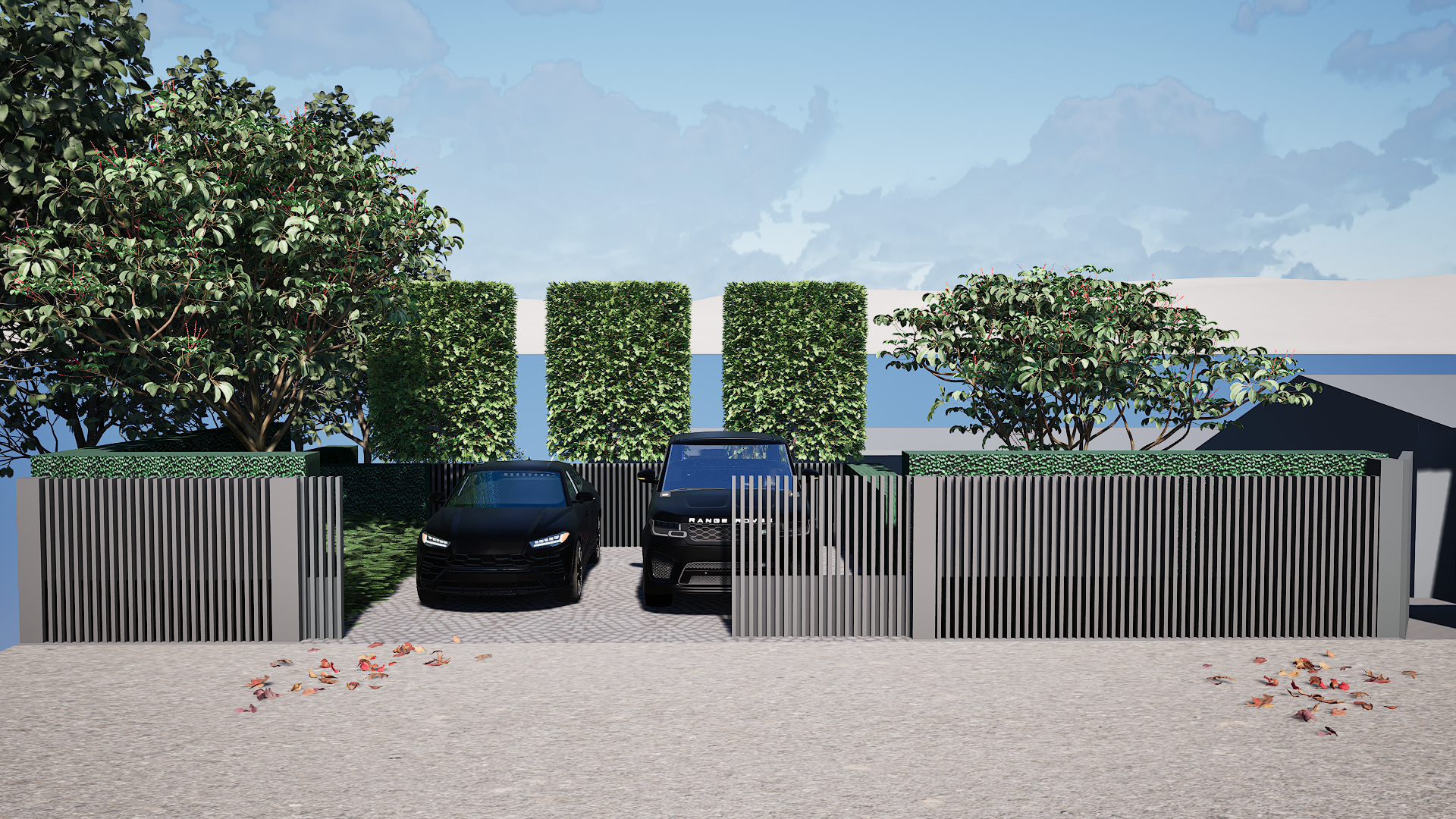3D Gartenplan