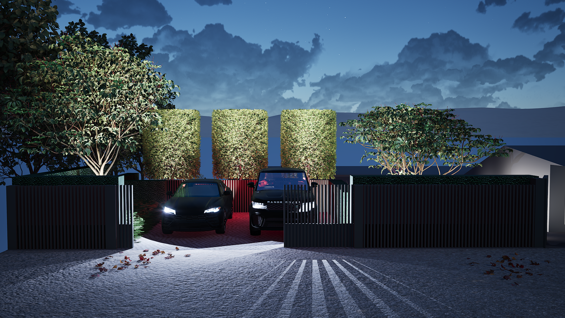 3D Gartenplan
