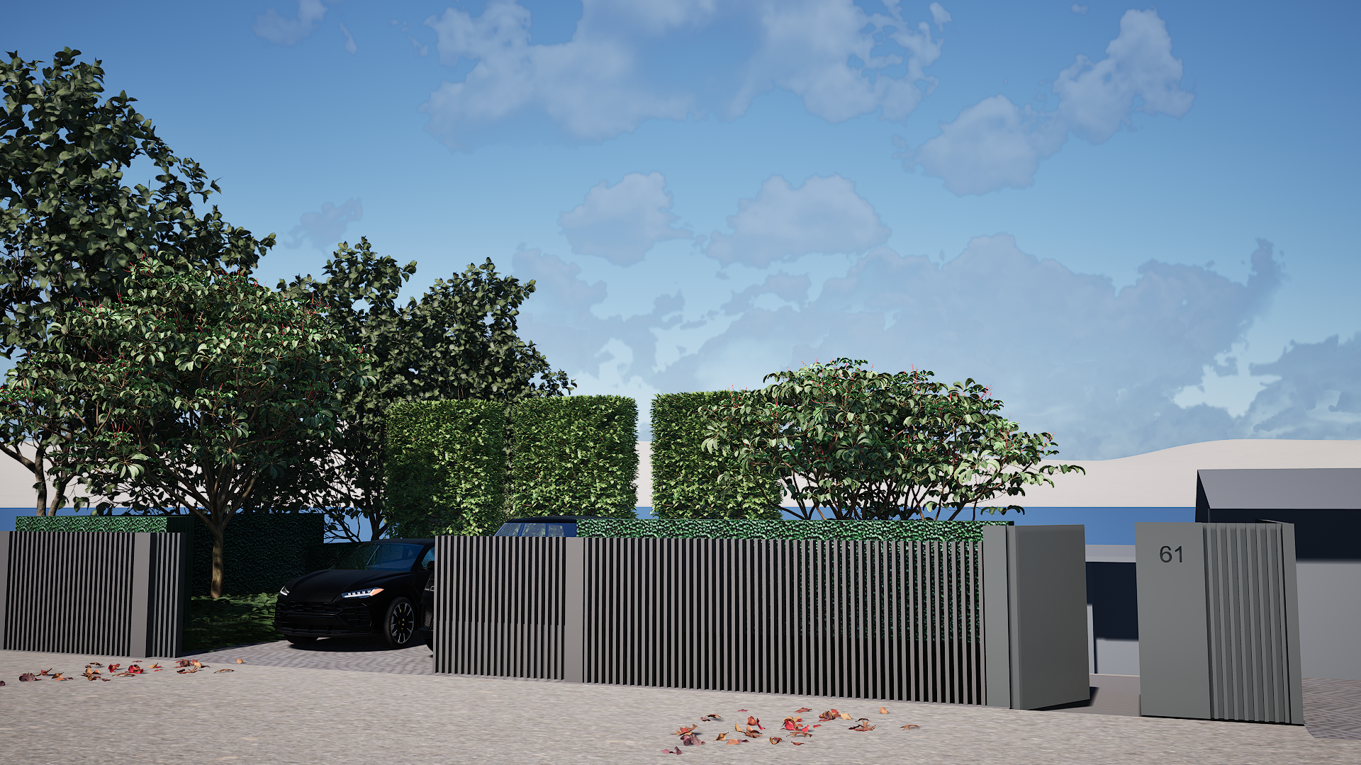 3D Gartenplan
