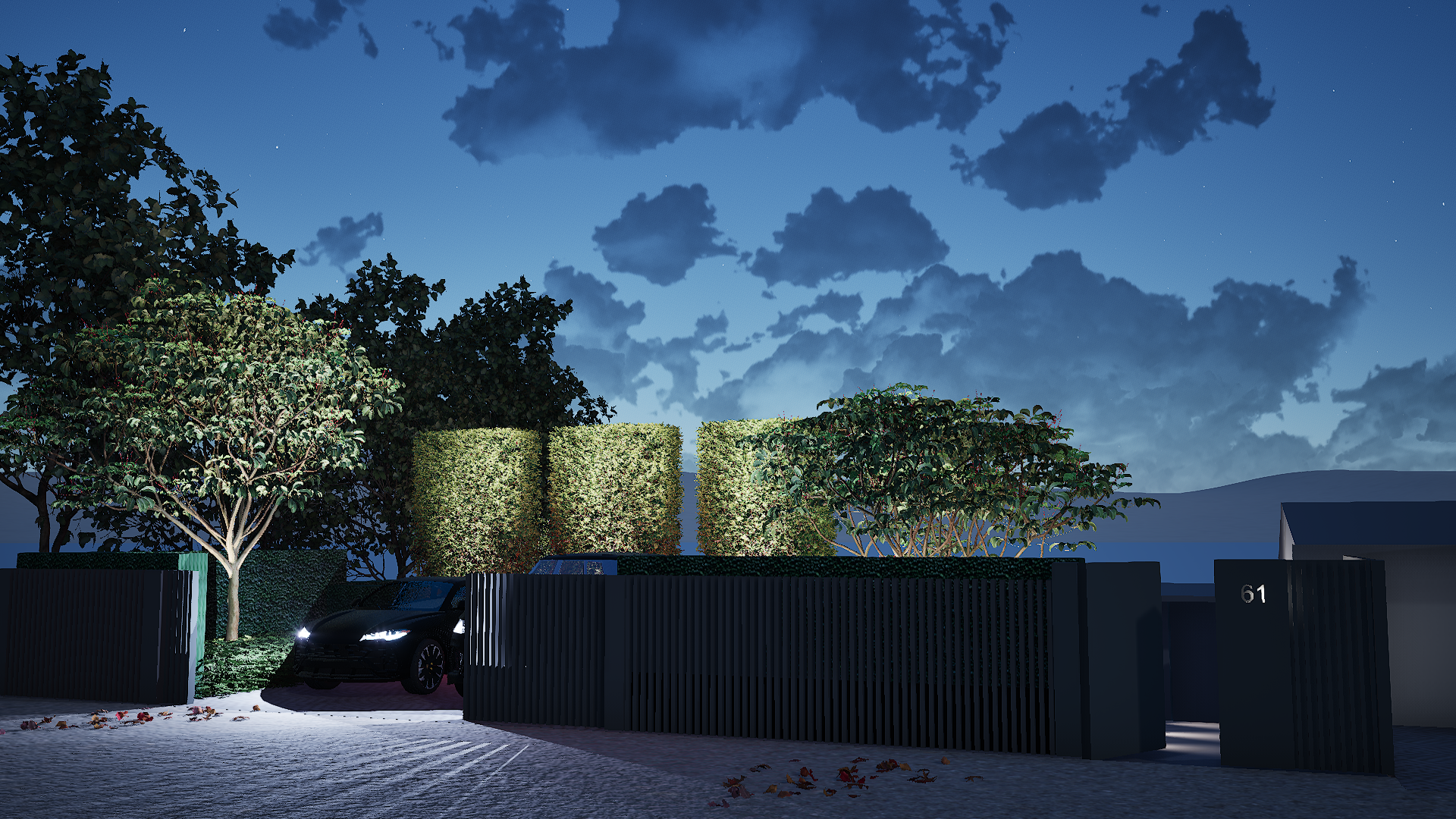 3D Gartenplan