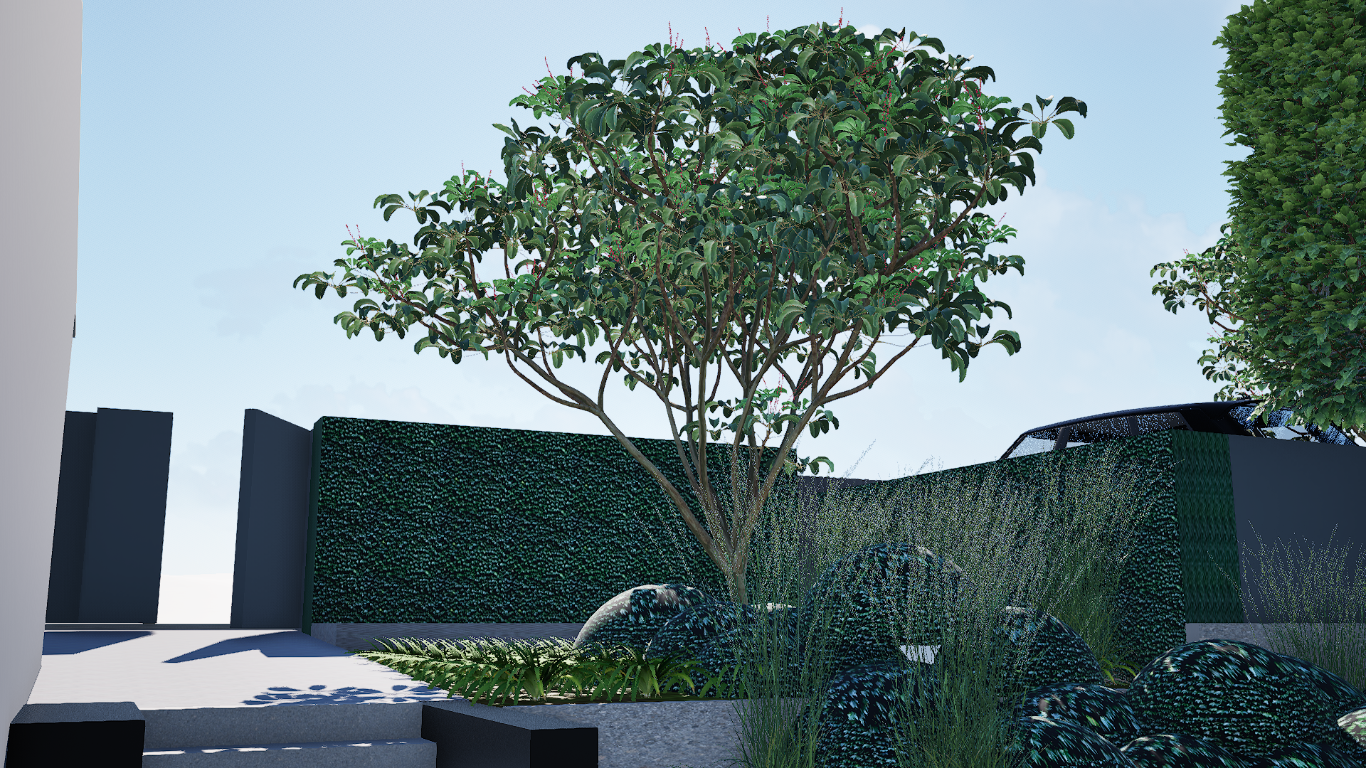3D Gartenplan