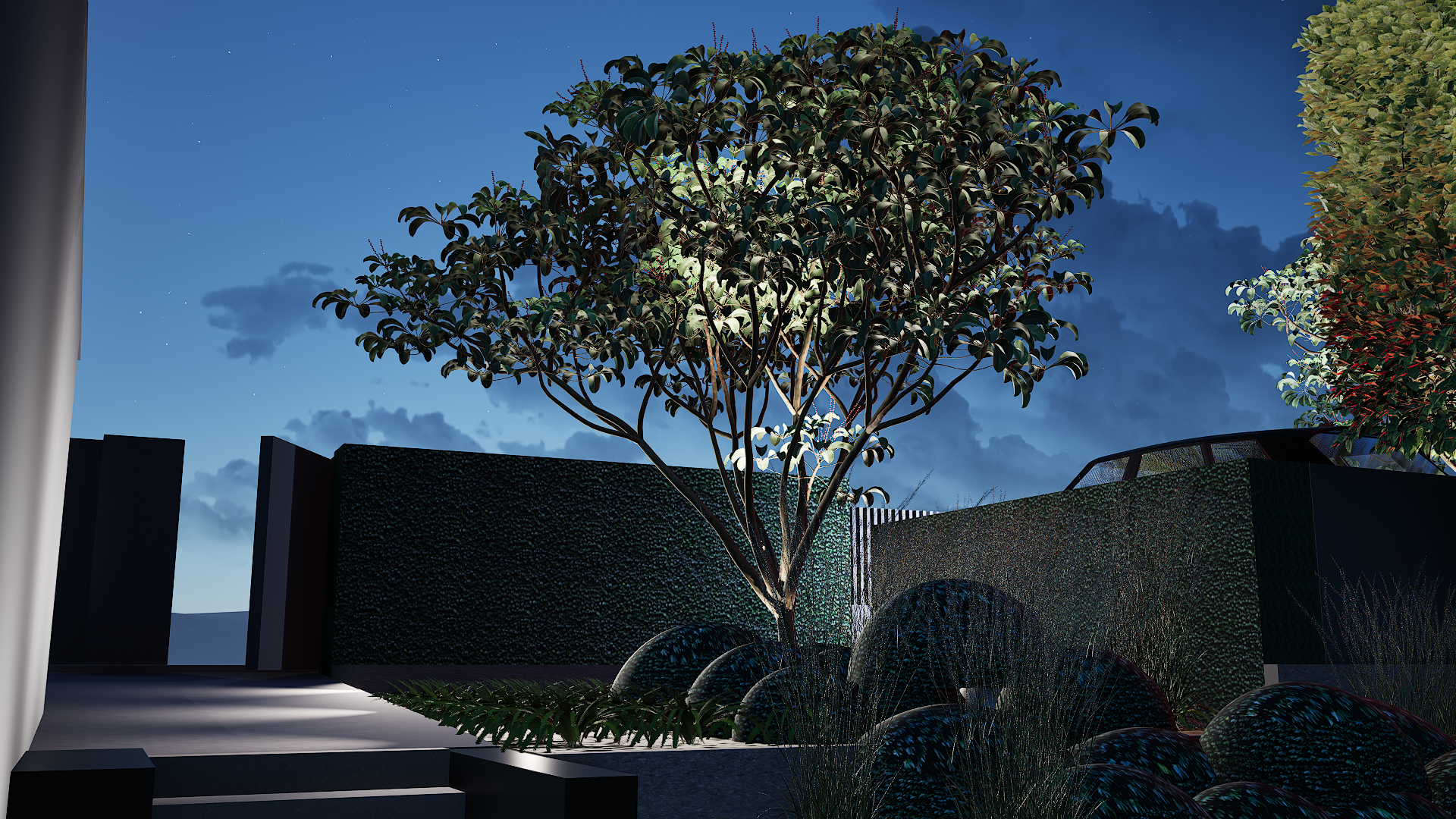3D Gartenplan