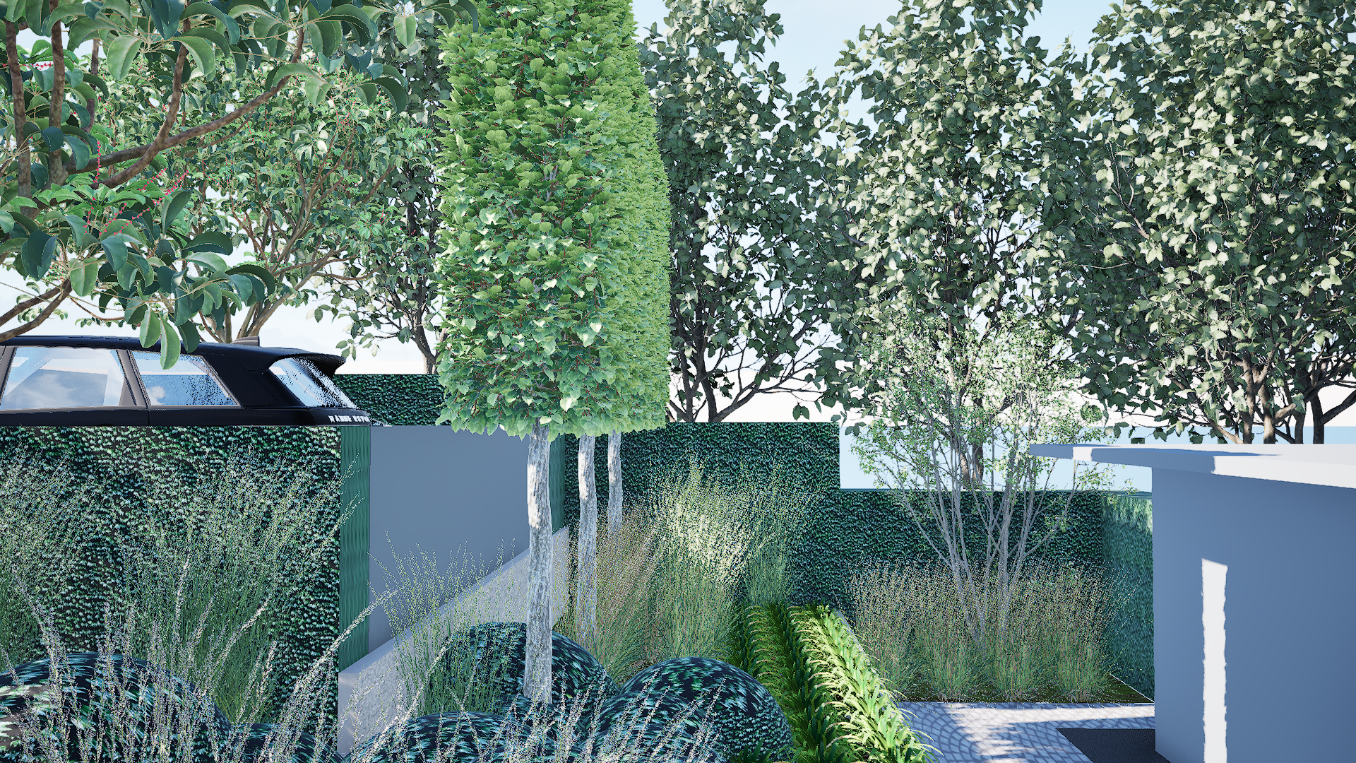 3D Gartenplan