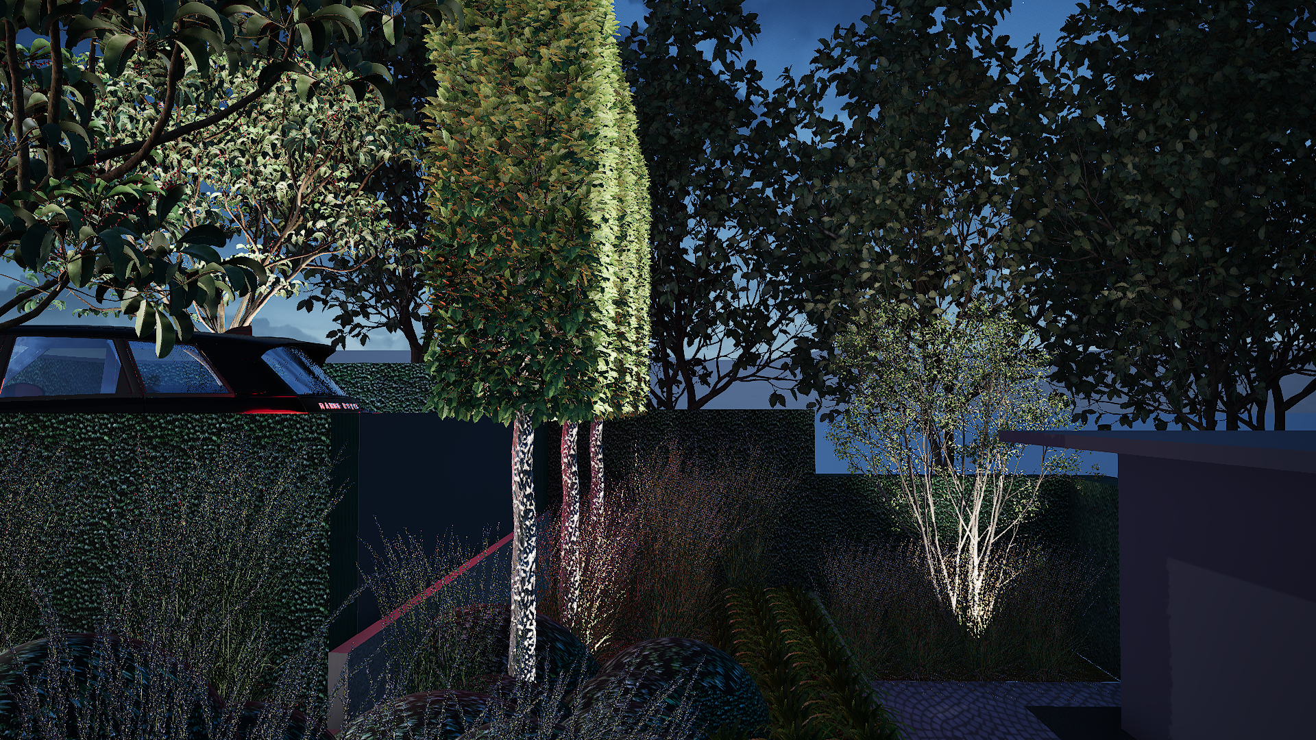 3D Gartenplan