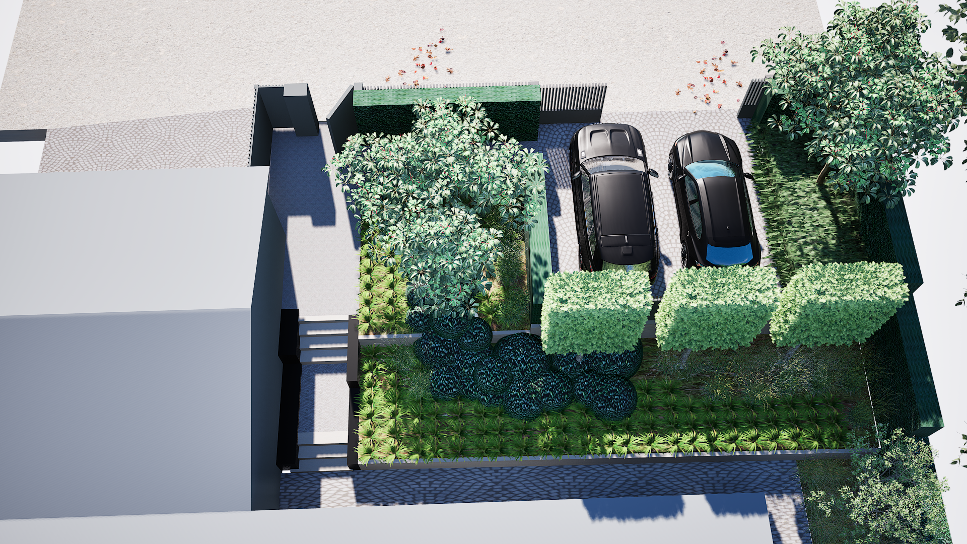 3D Gartenplan