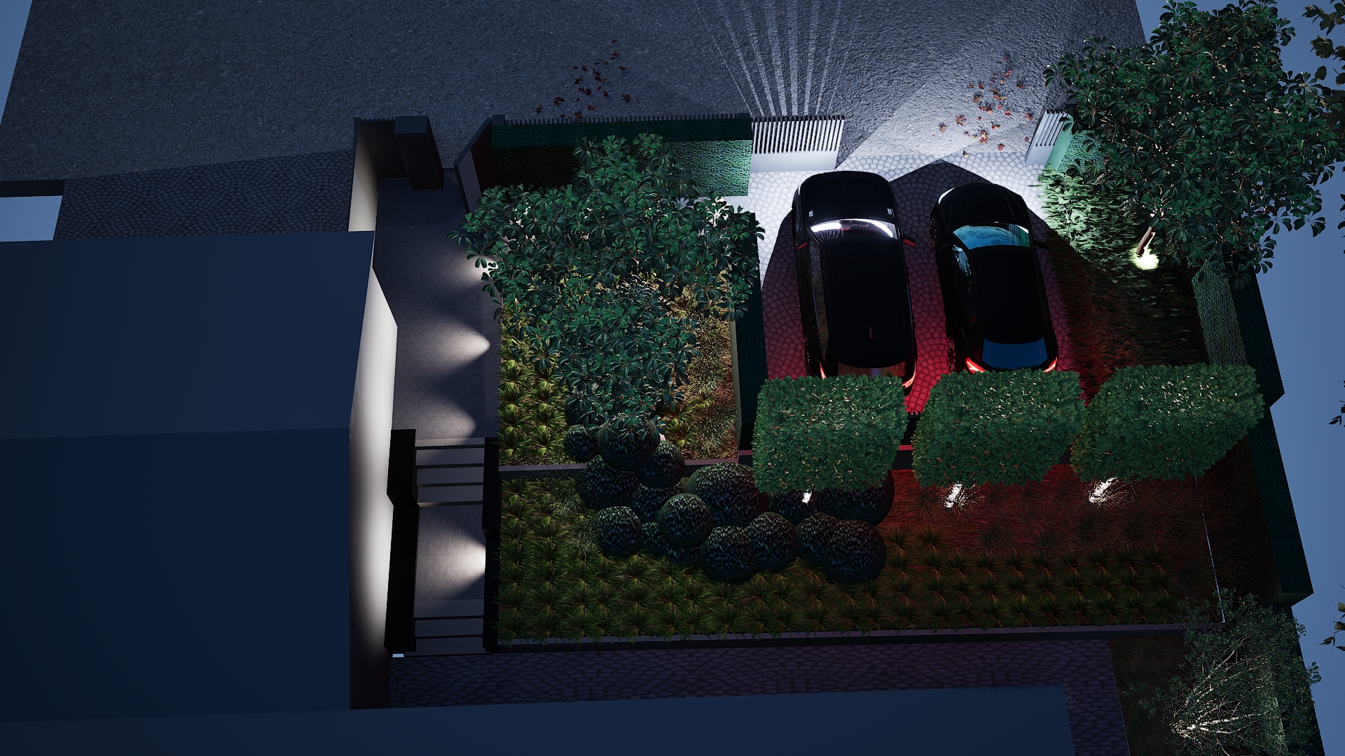 3D Gartenplan
